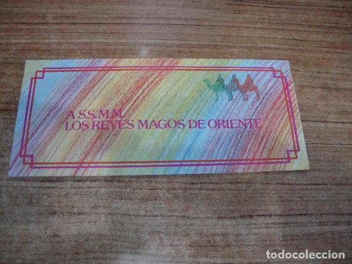 Paper Collecting Others: CARTA REYES MAGOS FAMOSA FAMOBIL NANCY BARRIGUITAS