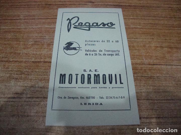 Otros art&iacute;culos de coleccionismo en papel: HOJA PUBLICIDAD CATALOGO 1971 PEGASO
