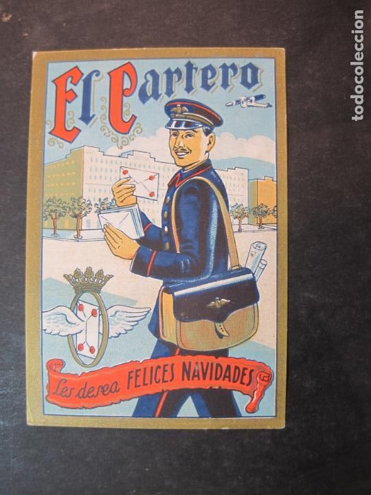 Outros artigos de papel: EL CARTERO-FELICITACION ANTIGUA-VER FOTOS-(K-1781)
