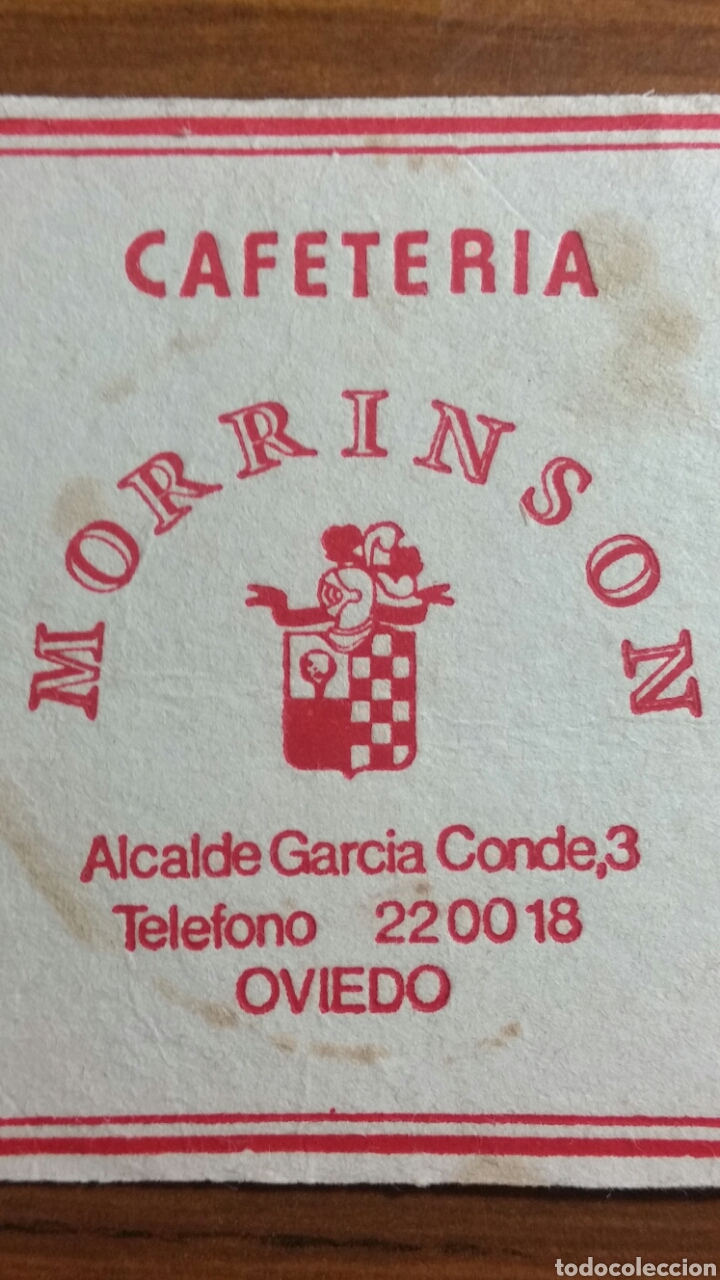 Outros artigos de papel: ASTURIAS OVIEDO CAFETER&Iacute;A MORRINSON Podavasos