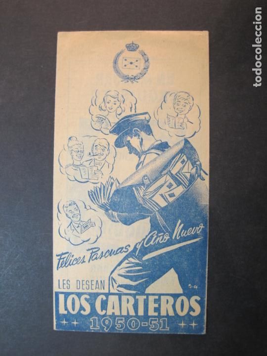 Outros artigos de papel: LOS CARTEROS-A&Ntilde;O 1950 1951-LIBRETO-FELICITACION ANTIGUA-VER FOTOS-(K-1800)