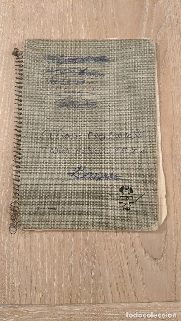 Paper Collecting Others: ANTIGUA LIBRETA ESCOLAR