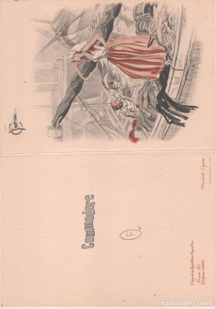 Collectionnisme Papier divers: MENU - BARCO - SAENZ DE TEJADA - COMMODORE - MAR - PESQUERO