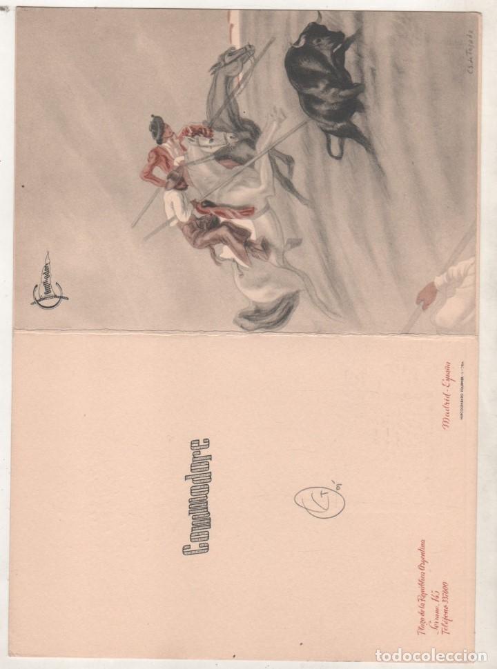 Collectionnisme Papier divers: MENU - TORO- SAENZ DE TEJADA - COMMODORE - LIDIA- TAURINO