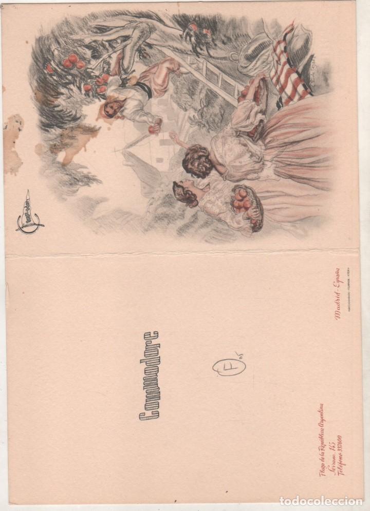 Paper Collecting Others: MENU - RECOGIENDO NARANJAS- SAENZ DE TEJADA - COMMODORE - VALENCIA