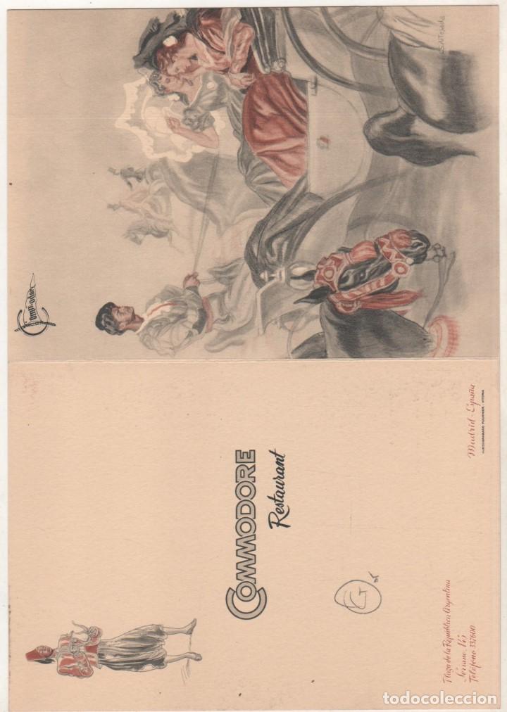 Paper Collecting Others: MENU - CARRUAJE- SAENZ DE TEJADA - COMMODORE- FERIA