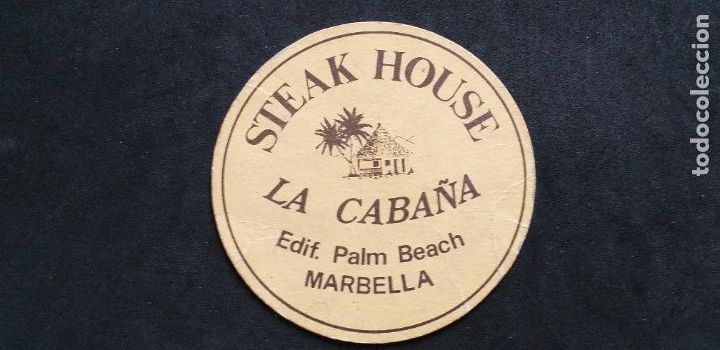 Sammelleidenschaft Andere Papierartikel: POSAVASOS-V28-MARBELLA-STEAK HOUSE LA CABA&Ntilde;A