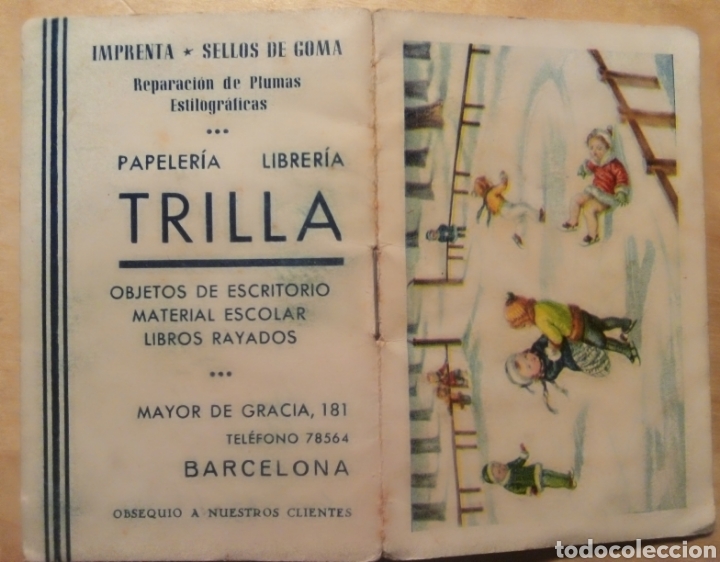 Outros artigos de papel: ALMANAQUE DE BOLSILLO PARA 1948 (TIPO GUIA PERSONAL) - BARCELONA - PAPELER&Iacute;A TRILLA