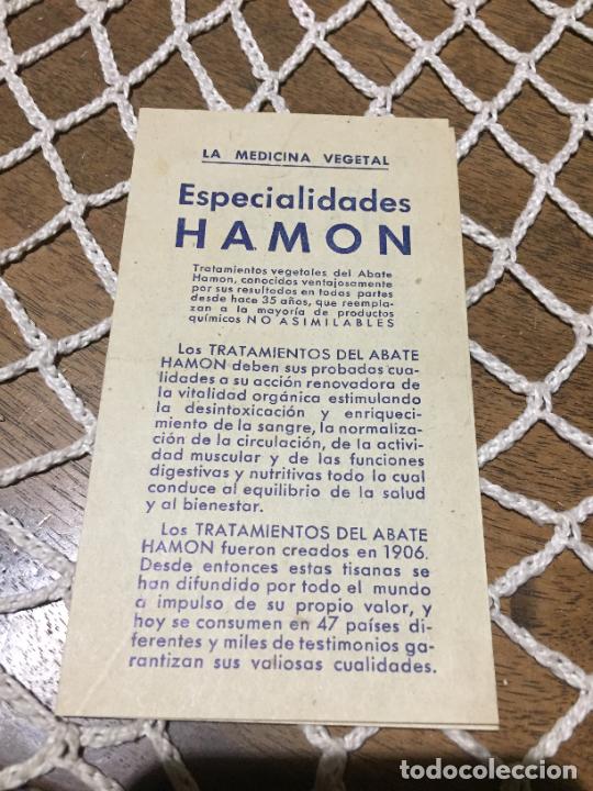 Paper Collecting Others: Antiguo prospecto / folleto de farmacia la medicina vegetal especialidades Hamon a&ntilde;os 30-40