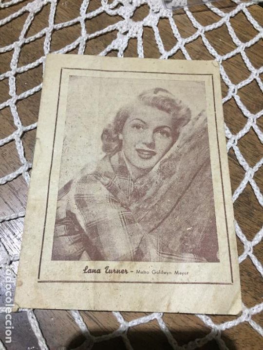 Otros Art&iacute;culos de Coleccionismo en Papel: Antiguo prospecto folleto de farmacia Eupartol os proporcionar&aacute; salud Lana Turner Goldwyn a&ntilde;os 30-40