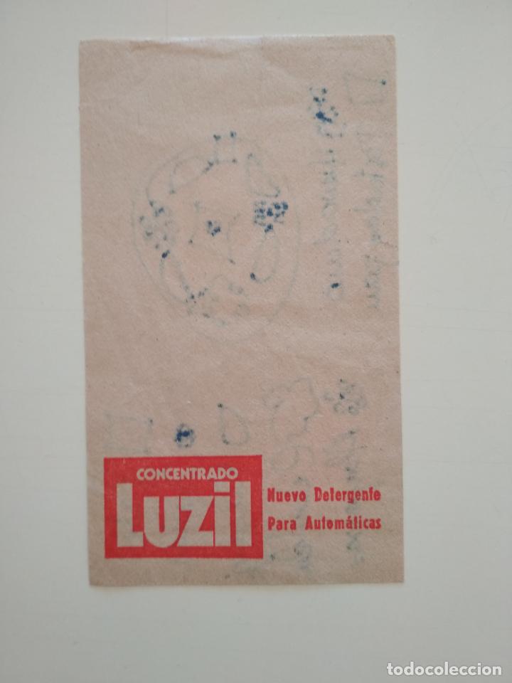 Otros art&iacute;culos de coleccionismo en papel: HOJA DE BLOC DE NOTAS PUBLICITARIO LUZIL DETERGENTE CONCENTRADO A&Ntilde;OS 70