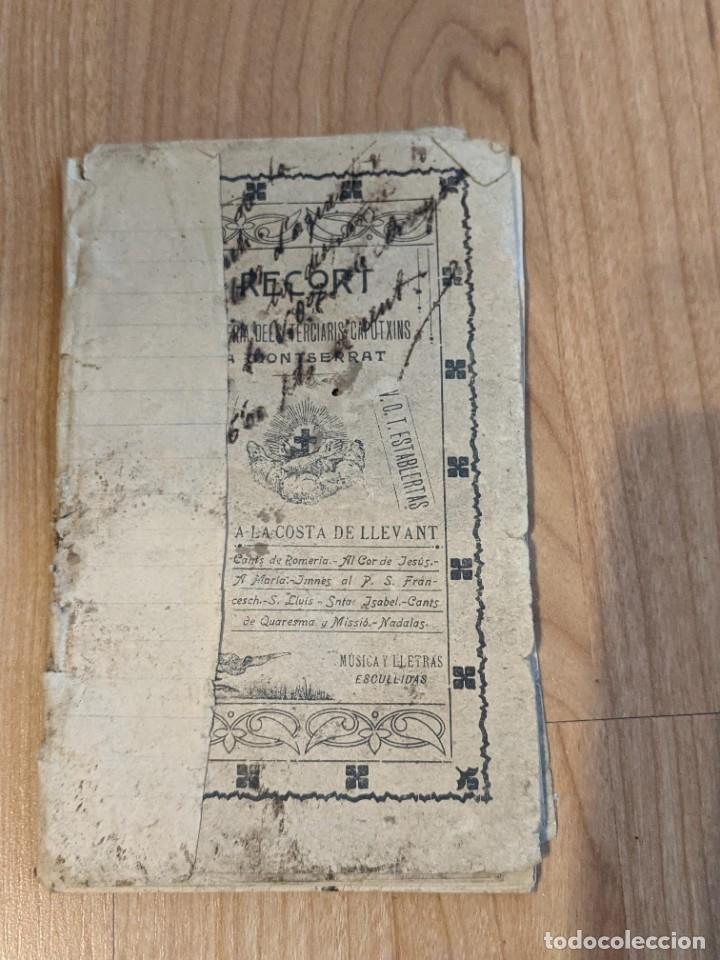 Otros Art&iacute;culos de Coleccionismo en Papel: RECORT DE LA ROMERIA DELS TERCIARIS CAPUTXINS A MONTSERRAT ANO 1907