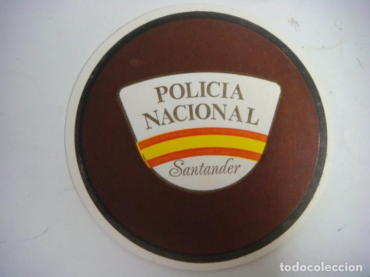 Otros art&iacute;culos de coleccionismo en papel: POSAVASOS DE POLICIA NACIONAL SANTANDER LOTE N&ordm;-2 (&)