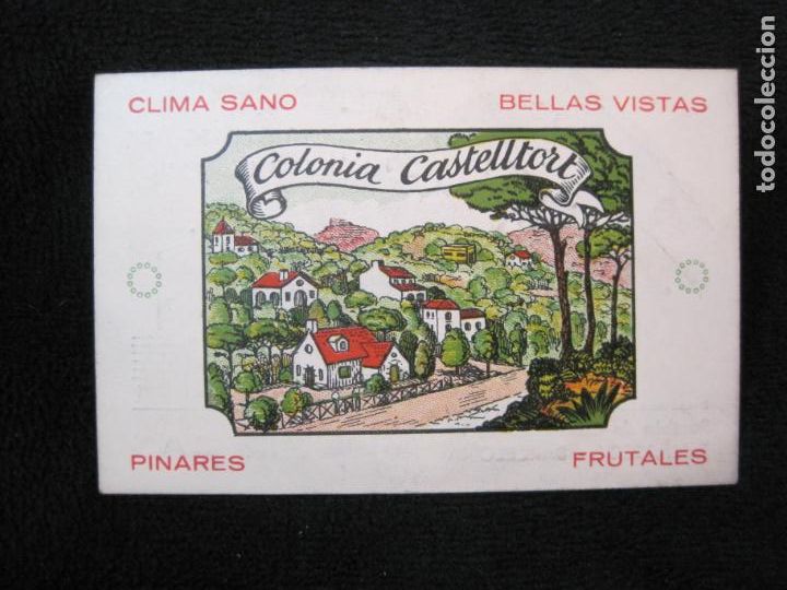 Outros artigos de papel: COLONIA CASTELLORT-GALO CASTELLTORT COLELL-TARJETA PUBLICIDAD ANTIGUA-VER FOTOS-(74.995)
