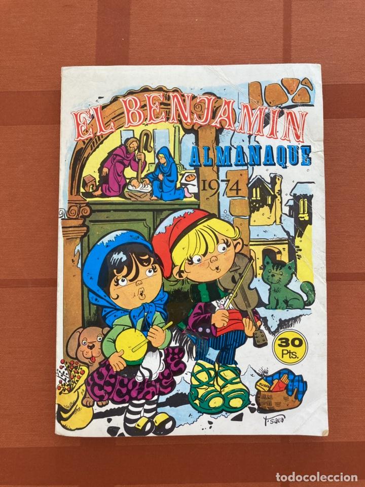 Otros art&iacute;culos de coleccionismo en papel: EL BENJAMIN, ALMANAQUE, 1974 - Foto 1