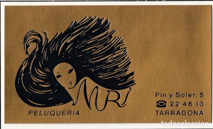 Otros art&iacute;culos de coleccionismo en papel: TARJETA DE VISITA COMERCIAL PELUQUERIA MR CALLE PIN Y SOLER 5 TARRAGONA