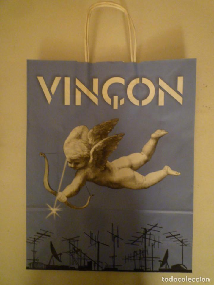 Otros art&iacute;culos de coleccionismo en papel: DISE&Ntilde;O. PATI NU&Ntilde;EZ. BOLSA ORIGINAL DE PAPEL. VIN&Ccedil;ON.1995