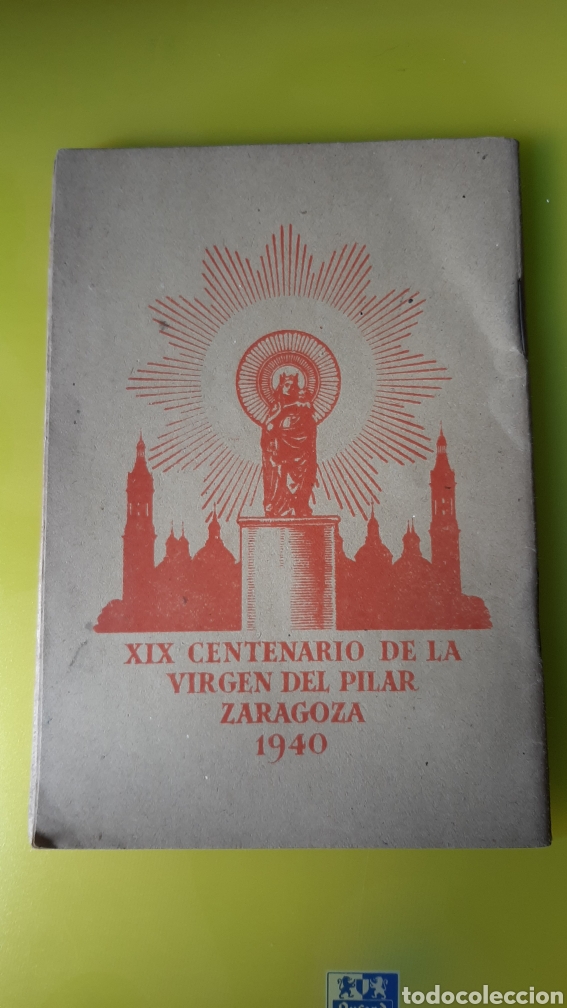 Outros artigos de papel: 1940 XIX CENTENARIO VIRGEN PILAR ZARAGOZA LIBRETA CUADERNO ALUMNO.NUMERO 12