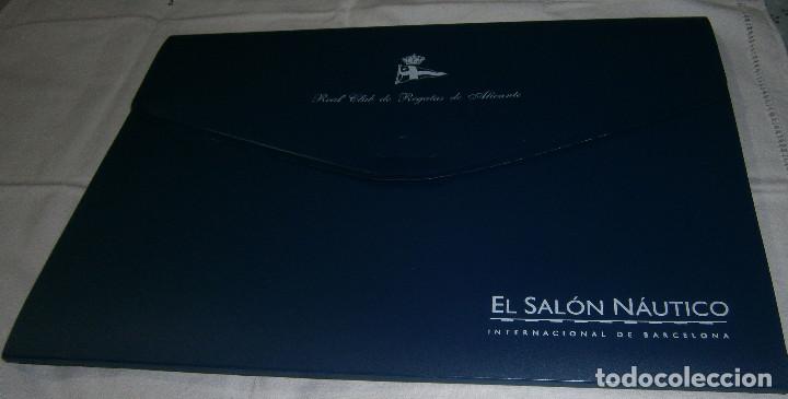Altri oggetti di carta: carpeta porta documentos real club de regatas de Alicante -el salon nautico internacional barcelona