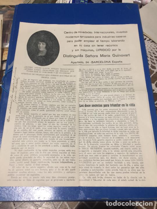 Collectionnisme Papier divers: Antigua folleto centro de novedades internacionales por Mar&iacute;a Guinovart a&ntilde;os 20-30