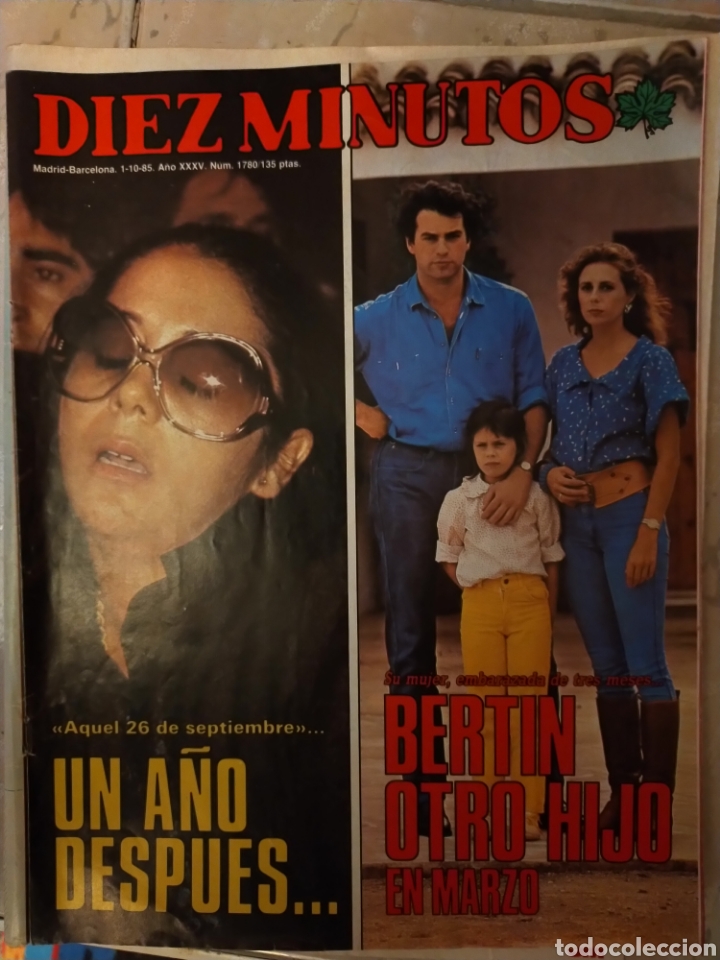 Otros Art&iacute;culos de Coleccionismo en Papel: 1985 revista diez minutos Isabel Pantoja un a&ntilde;o despu&eacute;s