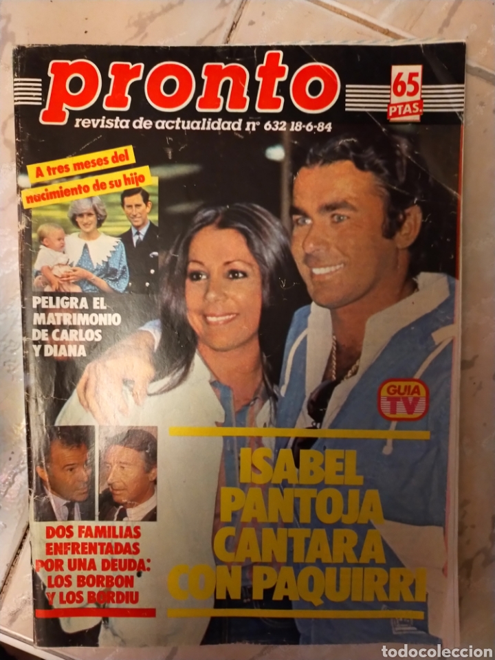 Otros Art&iacute;culos de Coleccionismo en Papel: 1984 revista Pronto Isabel Pantoja y paquirr&iacute;