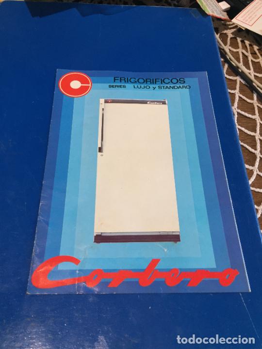 Sammelleidenschaft Andere Papierartikel: Antiguo folleto / propaganda frigorificos Corbero a&ntilde;os 60-70