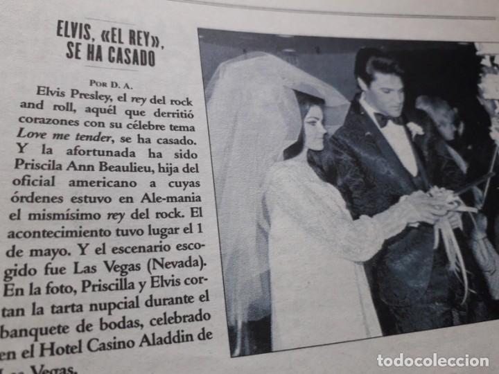 Otros art&iacute;culos de coleccionismo en papel: BODA DE ELVIS PRESLEY Y PRISCILA. RECORTE &acute;DIARIO DEL SIGLO XX&acute;,1967