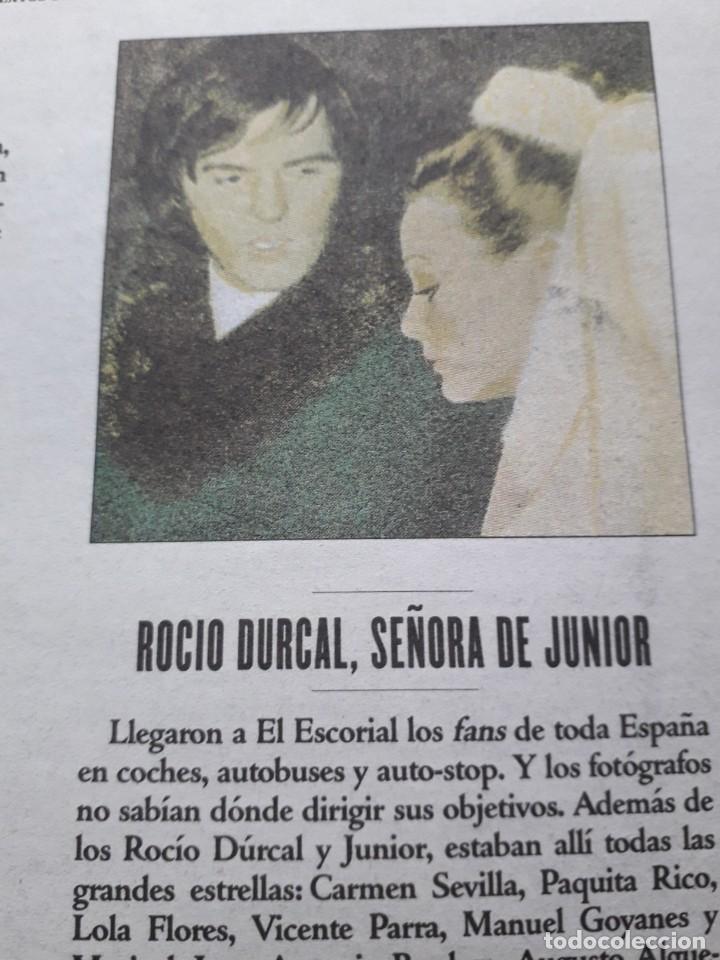 Otros Art&iacute;culos de Coleccionismo en Papel: BODA DE ROCIO DURCAL Y JUNIOR. RECORTE &acute;DIARIO DEL SIGLO XX&acute;,1970