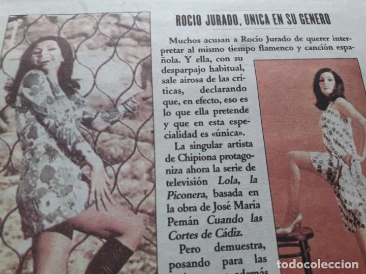 Otros Art&iacute;culos de Coleccionismo en Papel: ROCIO JURADO, UNOICA EN SU GENERO. RECORTE &acute;DIARIO DEL SIGLO XX&acute;,1970