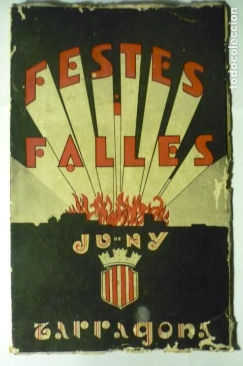 Sammelleidenschaft Andere Papierartikel: librito programa fiesta fallas tarragona 1936.-catalan fotos-articulos publicidad,