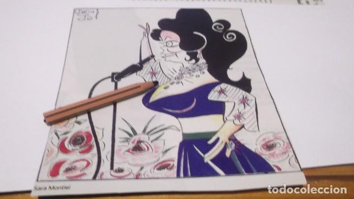 Otros Art&iacute;culos de Coleccionismo en Papel: RECORTE A&Ntilde;O 2003 - CARICATURA DE LA CANTANTE SARA MONTIEL , DEL DIBUJANTE UGALDE