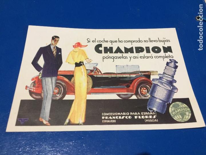 Sammelleidenschaft Andere Papierartikel: Antigua postal / propaganda Champion buj&iacute;as a&ntilde;os 20-30