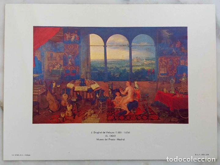 Otros Art&iacute;culos de Coleccionismo en Papel: CHRYSLER, L&Aacute;MINA SORTEO 1980. BRUGHEL DE VELOURS. EL O&Iacute;DO. 16 X 21 CM