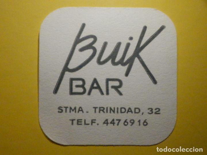 Collectionnisme Papier divers: POSAVASOS PUB - Buik Bar - Stma. Trinidad, 32 - Madrid