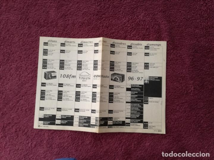 Otros art&iacute;culos de coleccionismo en papel: PROGRAMACIO TITOIETA RADIO 1996 - Foto 2
