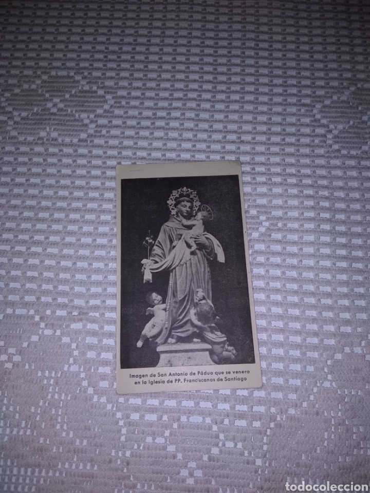 Otros Art&iacute;culos de Coleccionismo en Papel: ESTAMPA IMAGEN SAN ANTONIO DE PADUA . PP FRANCISCANOS SANTIAGO.