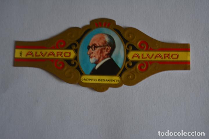 Otros Art&iacute;culos de Coleccionismo en Papel: VITOLA DE PUROS ALVARO.SERIE LITERATOS 197 JACINTO BENAVENTE