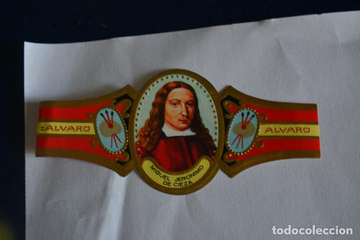 Otros Art&iacute;culos de Coleccionismo en Papel: VITOLA DE PUROS ALVARO.SERIE PINTORES 11 MIGUEL JERONIMO DE CIEZA