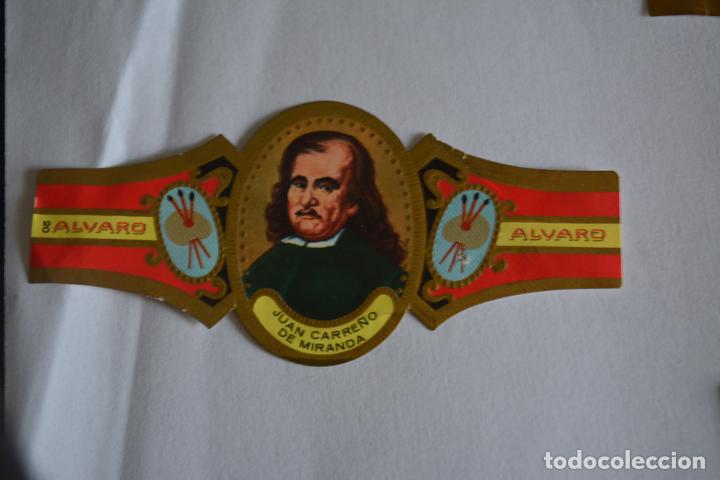 Otros Art&iacute;culos de Coleccionismo en Papel: VITOLA DE PUROS ALVARO.SERIE PINTORES 20 JUAN CARRE&Ntilde;O DE MIRANDA