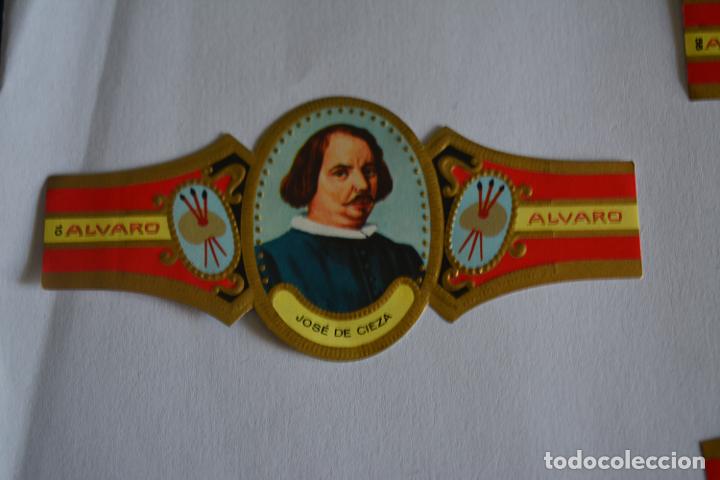 Otros Art&iacute;culos de Coleccionismo en Papel: VITOLA DE PUROS ALVARO.SERIE PINTORES 10 JOSE DE CIEZA