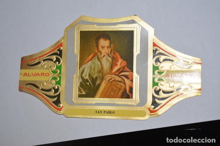 Otros Art&iacute;culos de Coleccionismo en Papel: VITOLA DE PUROS ALVARO.SERIE CUADROS DE PINTORES ESPA&Ntilde;OLES.SERIE III,SAN PABLO