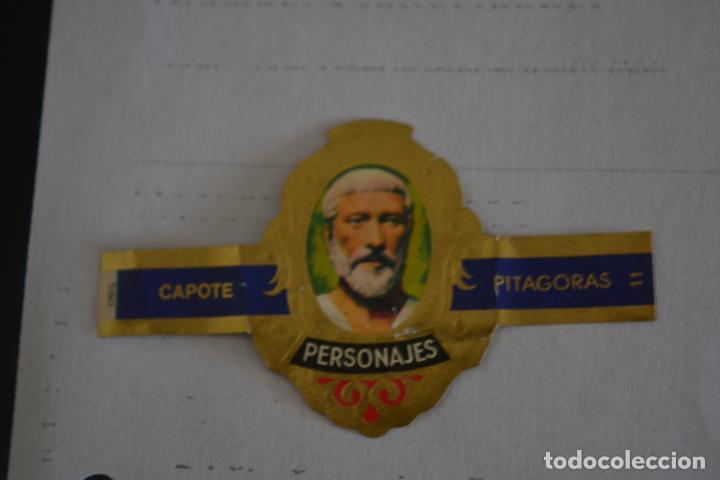 Otros Art&iacute;culos de Coleccionismo en Papel: VITOLA DE PUROS CAPOTE.COLECCI&Oacute;N PERSONAJES SERIE H.11 PITAGORAS