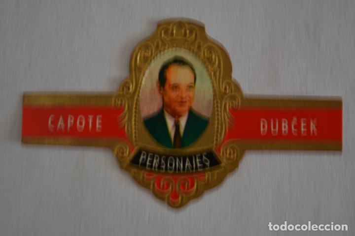 Otros Art&iacute;culos de Coleccionismo en Papel: VITOLA DE PUROS CAPOTE.COLECCI&Oacute;N PERSONAJES SERIE A.17 DUBCEK