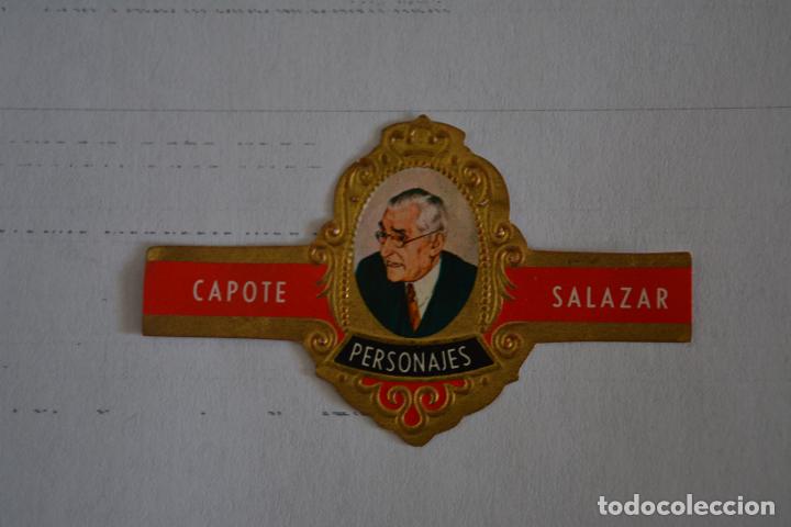 Otros Art&iacute;culos de Coleccionismo en Papel: VITOLA DE PUROS CAPOTE.COLECCI&Oacute;N PERSONAJES SERIE A.2 SALAZAR