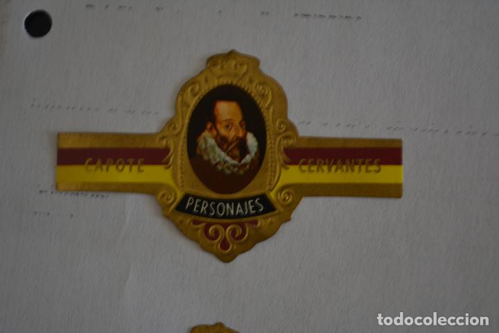 Otros Art&iacute;culos de Coleccionismo en Papel: VITOLA DE PUROS CAPOTE.COLECCI&Oacute;N PERSONAJES SERIE D.16 CERVANTES