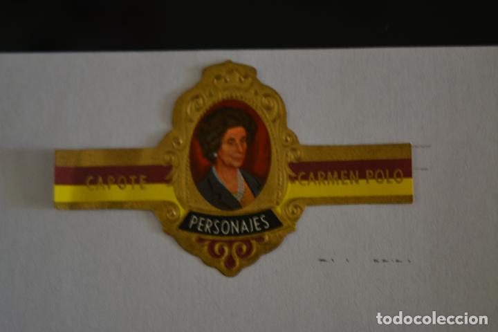 Otros Art&iacute;culos de Coleccionismo en Papel: VITOLA DE PUROS CAPOTE.COLECCI&Oacute;N PERSONAJES SERIE D.5 CARMEN POLO