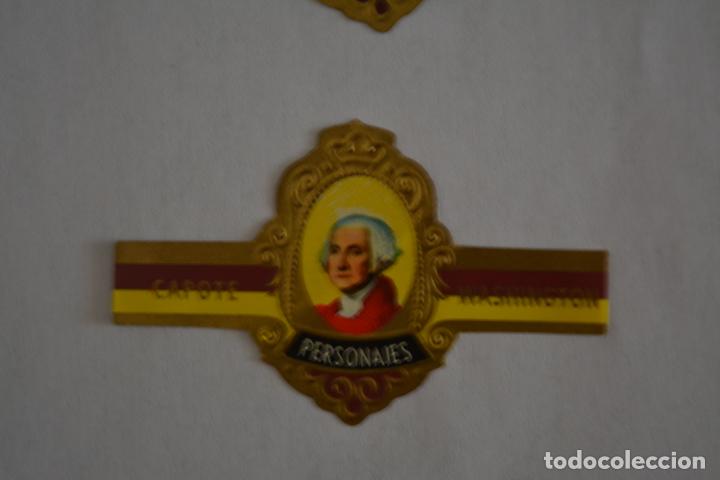 Otros Art&iacute;culos de Coleccionismo en Papel: VITOLA DE PUROS CAPOTE.COLECCI&Oacute;N PERSONAJES SERIE D.7 WASHINGTON