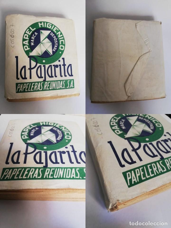 Outros artigos de papel: Antiguo papel higi&eacute;nico / Old toilet paper : LA PAJARITA