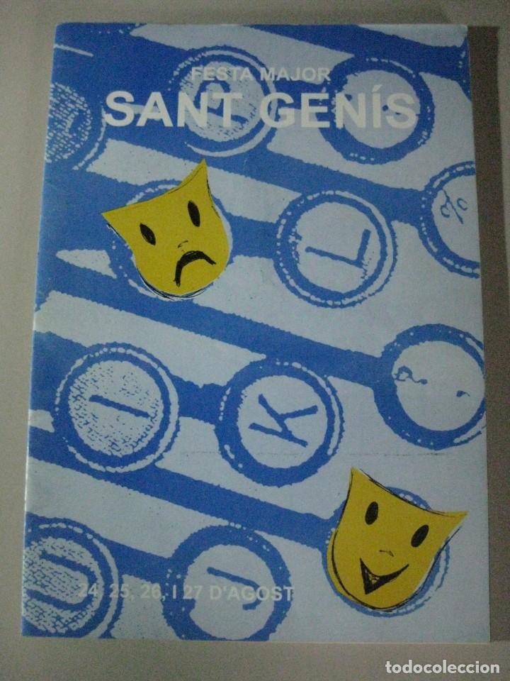 Otros Art&iacute;culos de Coleccionismo en Papel: VILASSAR DE DALT - PROGRAMA DE FIESTA MAYOR SANTS GENIS A&Ntilde;O 1996